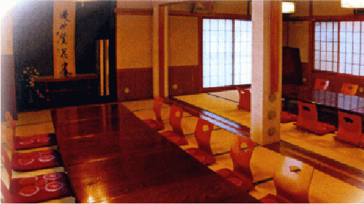 二階の大広間の写真