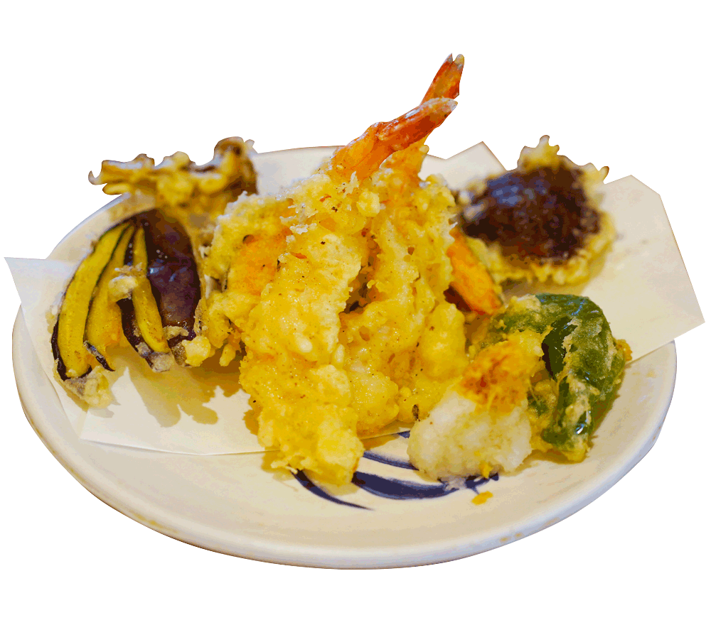 天ぷら盛り合わせの写真