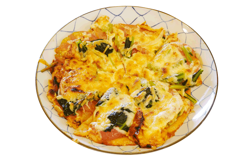 和風ピザの写真